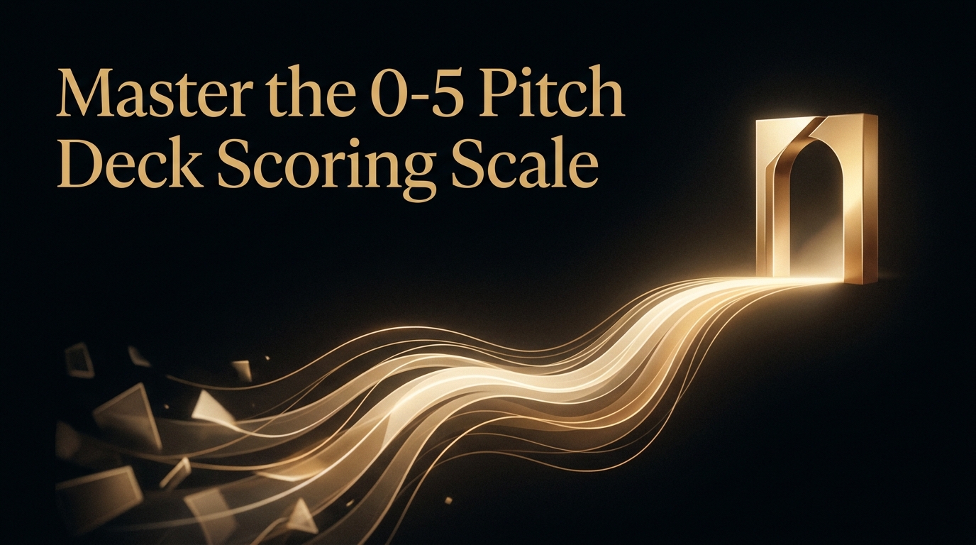 How Pitch Decks Are Scored: A 0–5 Fundability Framework