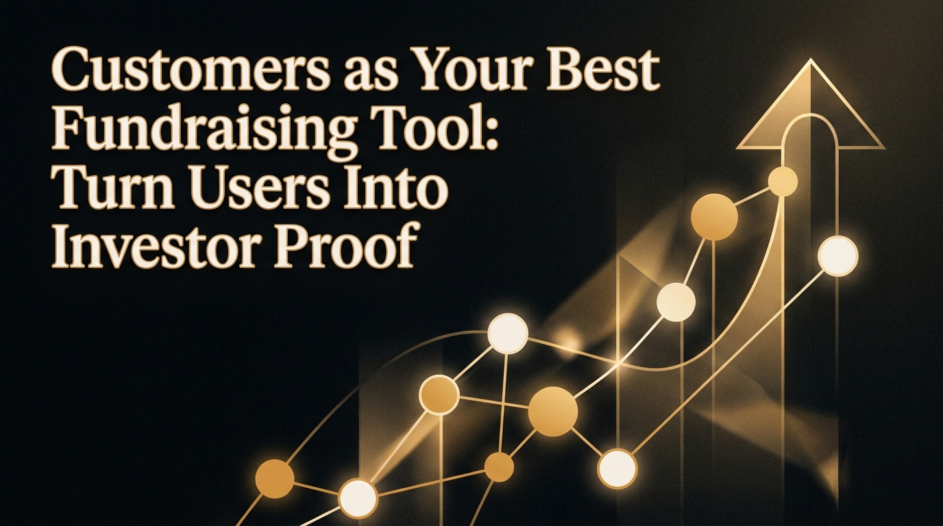 Customers as Your Best Fundraising Tool: Turn Users Into Investor Proof