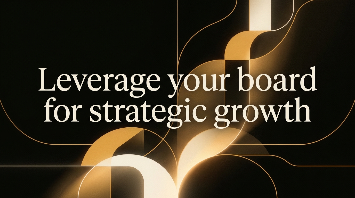How to Run a Board Meeting That Actually Helps You Build