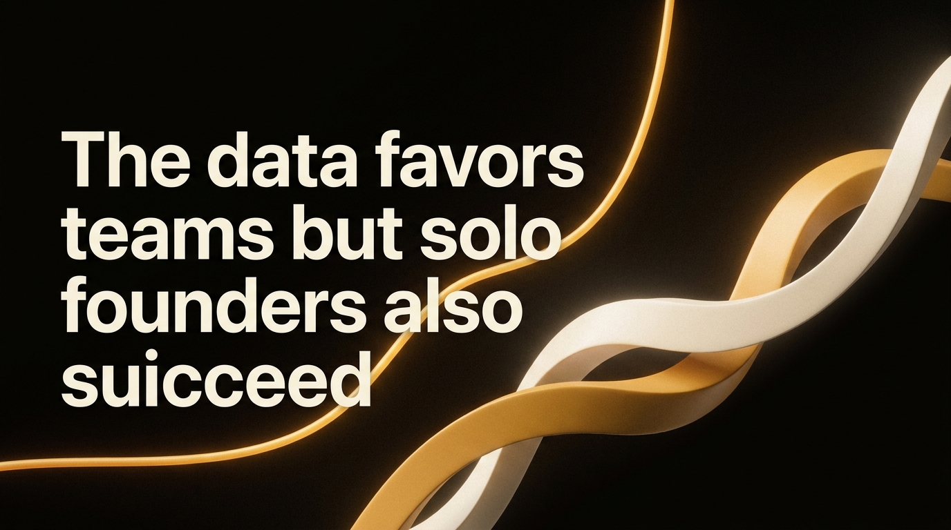 Do You Need a Co-Founder? Data, Trade-offs, and Equity Splits